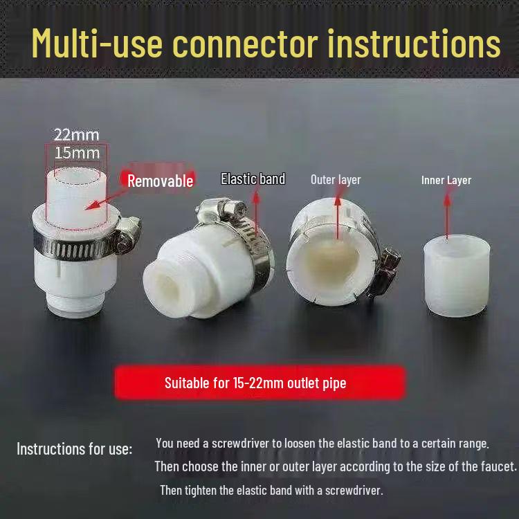 Медный фильтр для крана: Универсальный кухонный смеситель с защитой от разбрызгивания и фильтр-очиститель воды с дехлорированием для домашнего использования и раковины для овощей.