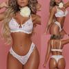 Ladies Strap Lace Crochet Cutout Teddy Lingerie Embroidery Underwear