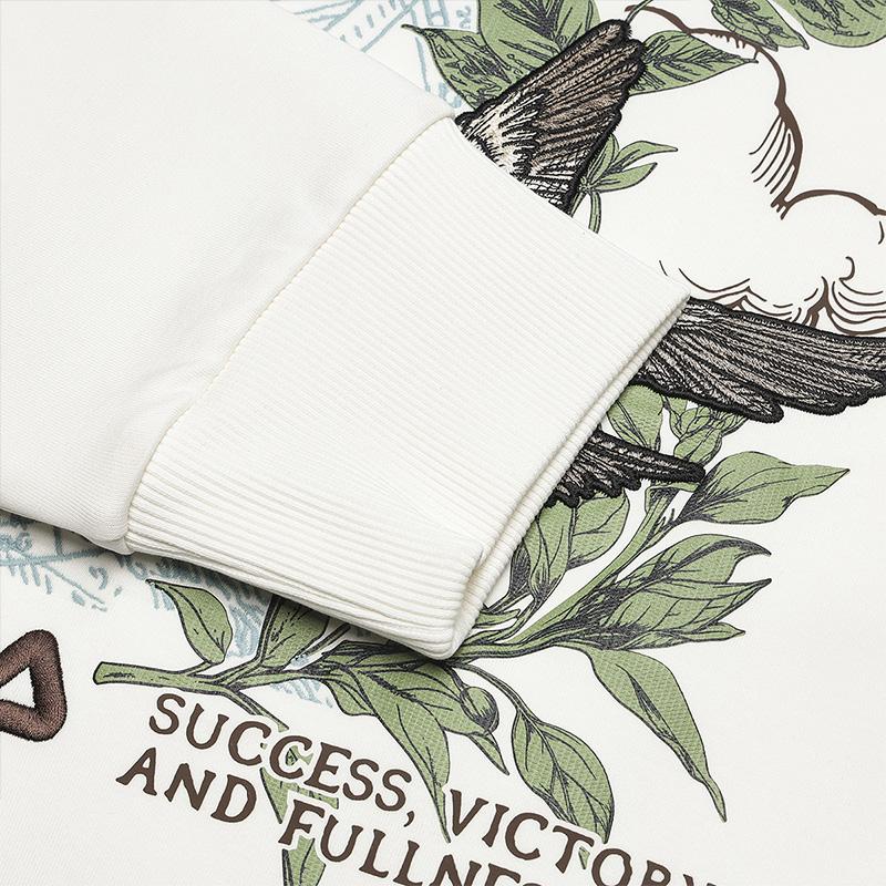 Fila Модный повседневный вязаный пуловер-свитшот для мужчин, свитшот Egrets-White F11M518218FWT