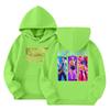Child Fashion Lightweight Long Sleeve Pullover With Pockets  Print Hoodie