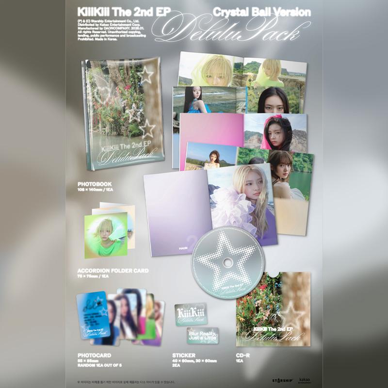 [ПРЕДЗАКАЗ] KiiiKiii – Второй мини-альбом [Delulu Pack] Хрустальный шар. Версия