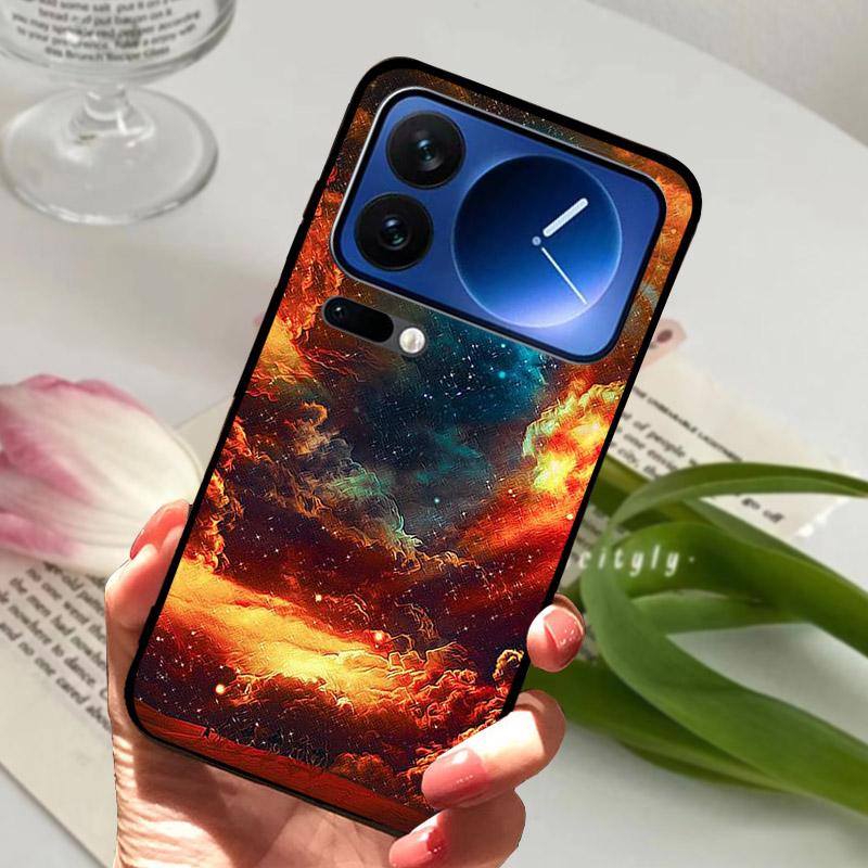 Чехол для Xiaomi Mi 17 Pro Max/17Pro Модный Ударопрочный Защитный Задний Чехол Для Xiaomi 17 ProMax Мягкий ТПУ Силиконовый Чехол для Телефона