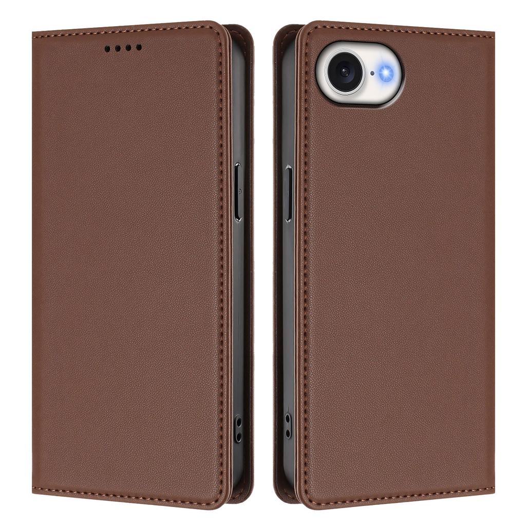 For iPhone SE (1st generation)/iPhone SE (2020)/iPhone SE (2022)/iPhone 16e Leather Wallet Case Magnetic Closure RFID Blocking Phone Cover