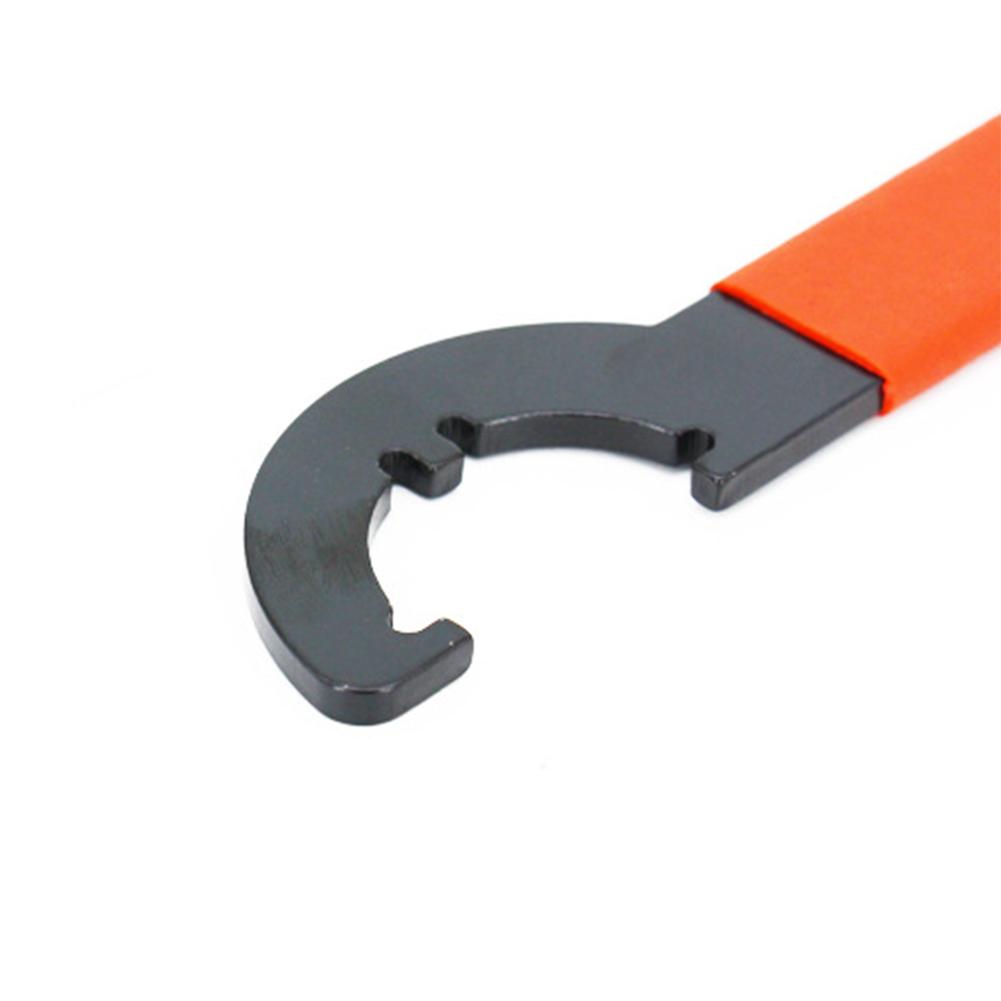 Survival Nut Wrench Adjustable C-shape Wrench Locknut and Reinstall High-carbon Steel Accessories for Bicycles Pipelines