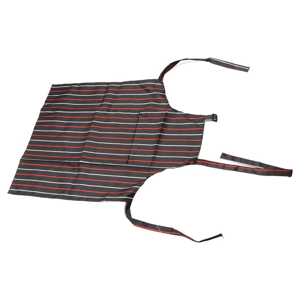 Фартук-нагрудник водонепроницаемый регулируемый кухонный фартук с двумя карманами для кухни ресторана