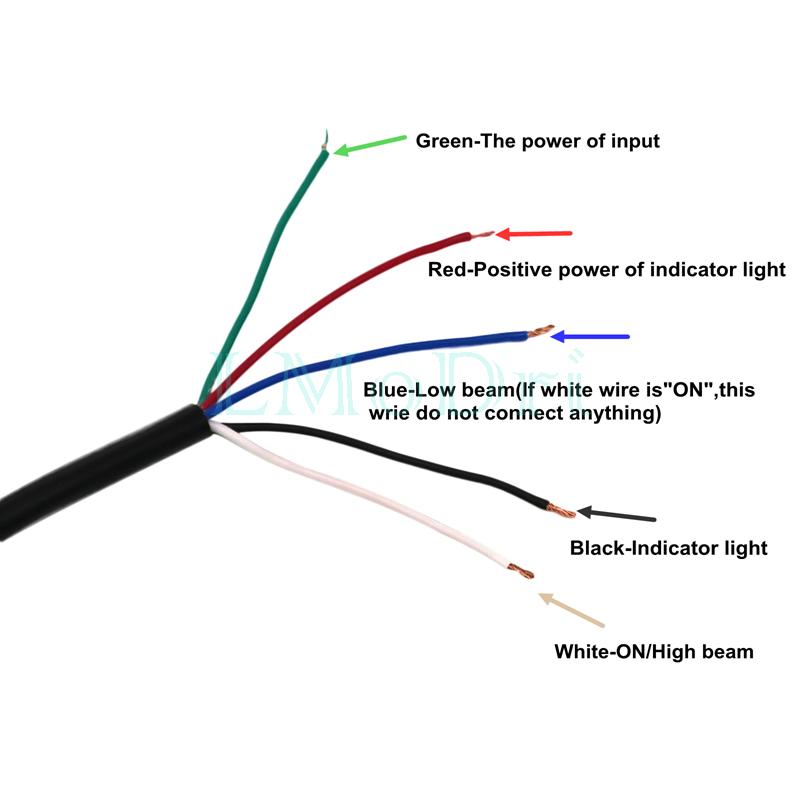 LMoDri переключатель мотоцикла 22 мм, переключатели на руле, фары, аварийный тормоз, противотуманные фары, вкл.-выкл., алюминий с модифицированным индикатором
