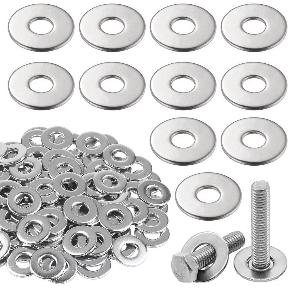 180PCS Flat Design Stainless Steel Sealing Gasket Sump Plug Washer Kitchen Applications