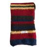 Striped Scarf Color Blocking Warm Neck Warmer Comfortable Neckerchief for Women Men Fall and Winter Outdoor Activities