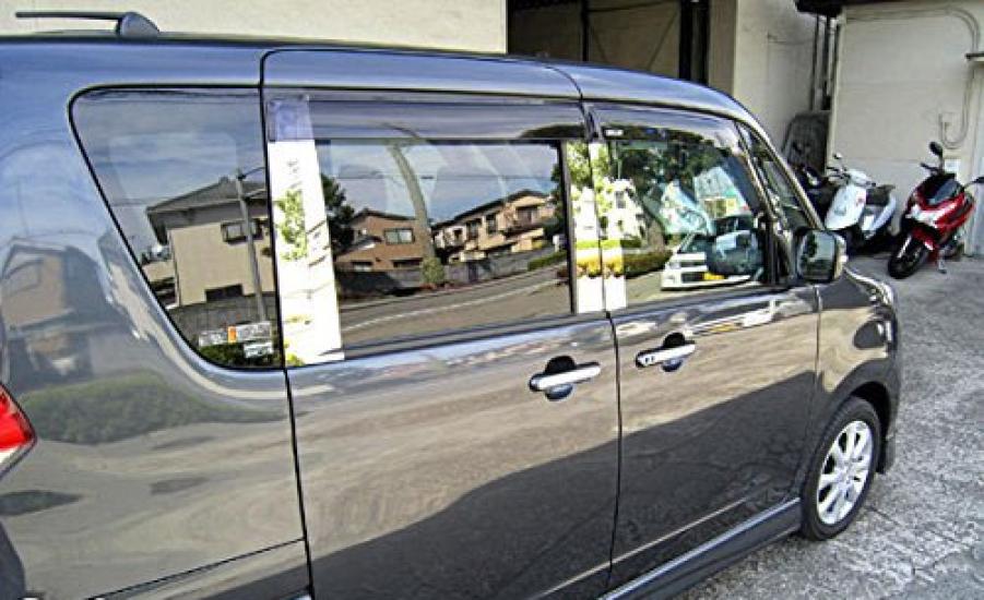 BRIGHTZ Stainless Steel Plated Pillar Panels for Toyota Solio MA15S with Visor for and Ultra-Mirror (10-Piece Set) (PIL-SIL-236) MA, MA15, A15,