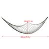 200x80cm Outdoor Hammock Thick Nylon Rope Camping Hammock Durable Nylon Mesh Hammock  Home Leisure