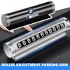 UWGK8 Metal Car Temporary Parking Card Rotate Phone Number Plate Sticker For BMW M 1 3 4 5 6 7 Series M3 M6 F01 F02E34 E36 E70 F10 X6