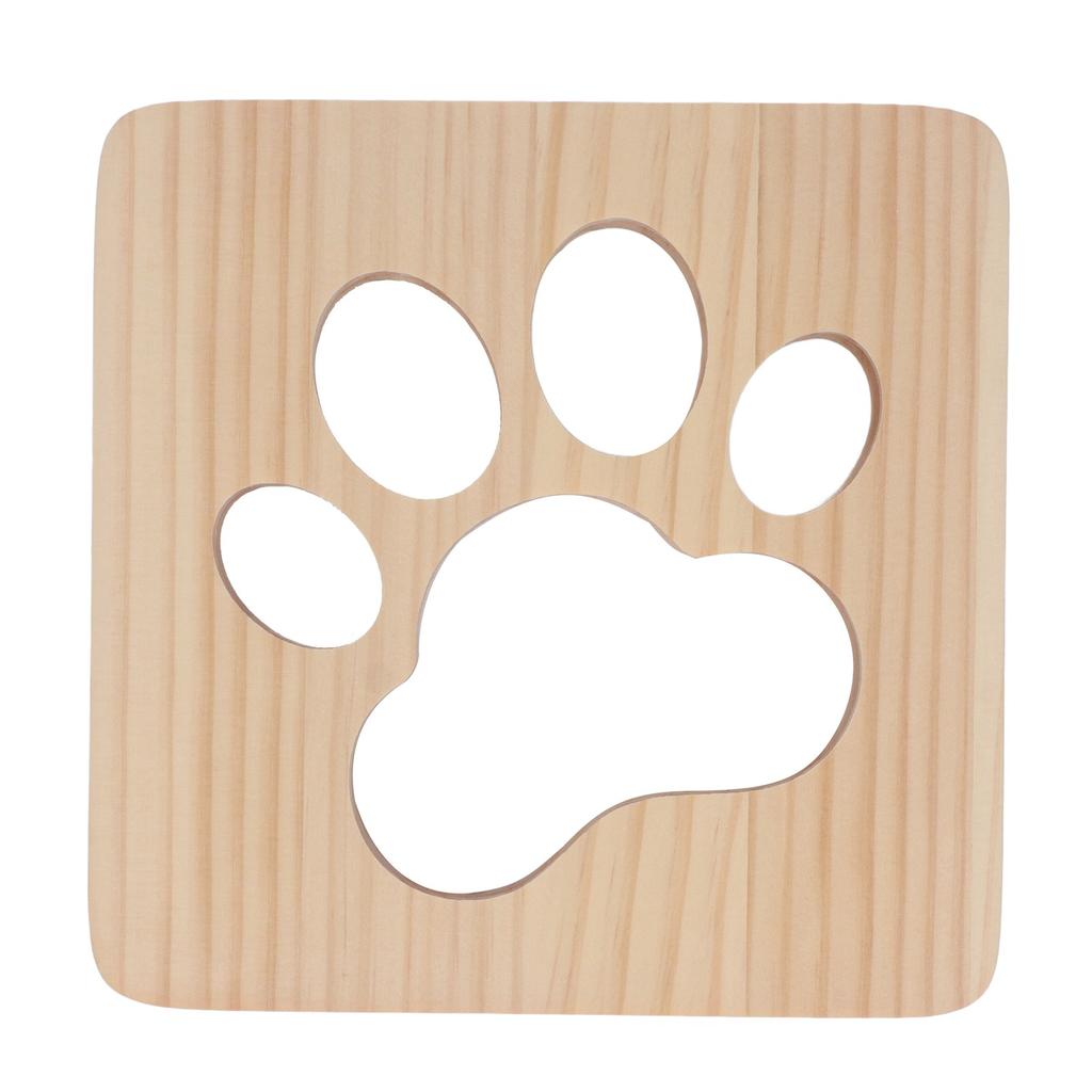 Ночной светильник для кошек с мягким светом и защитой глаз, портативная 3D деревянная лампа с USB-интерфейсом 