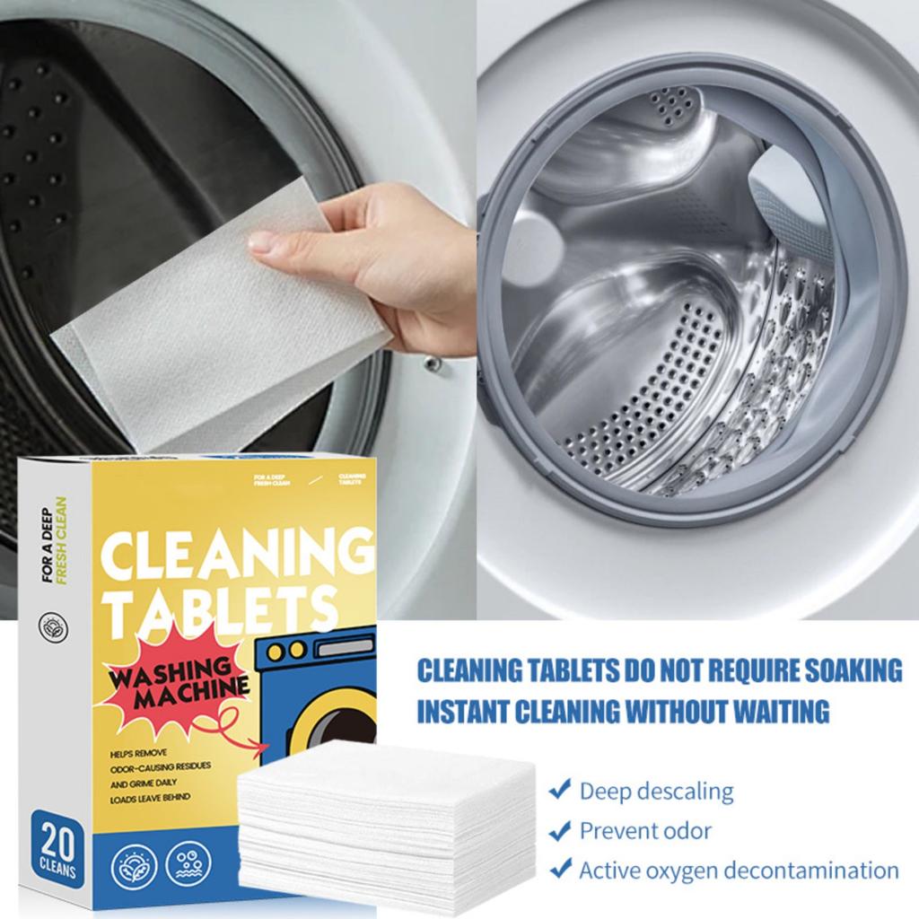 Таблетки для чистки стиральных машин Полностью автоматическая дезинфекция и стерилизация Таблетки для чистки Бытовая стиральная машина Глубокое удаление пятен