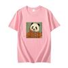 Unisexs Cotton Tshirt Space Panda Harajuku Graphic T Shirts Oneck Tshirt Summer Oversized Tees Tops Unisexs Clothing