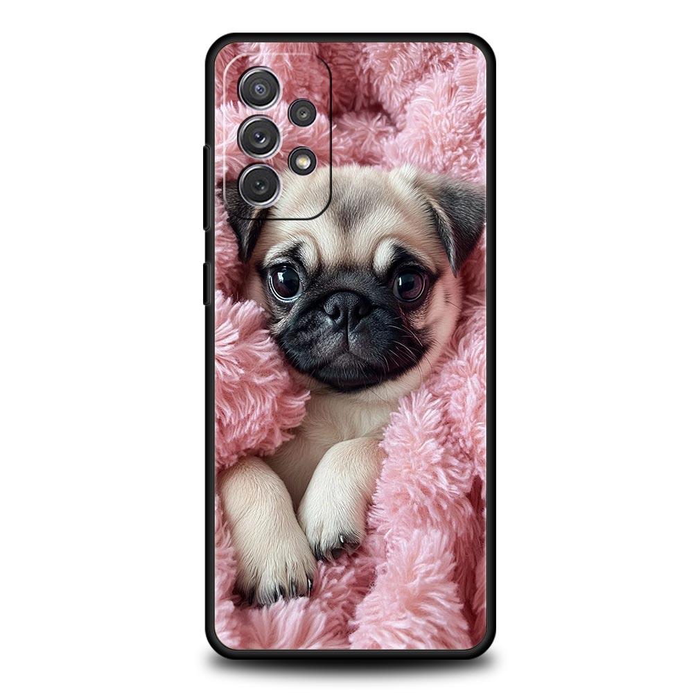 Чехол для телефона с французским бульдогом для Samsung A15 A13 A51 A71 A41 A31 A21S A03S A05 A35 A32 A55 A23 A25 A33 A53 A73 5G