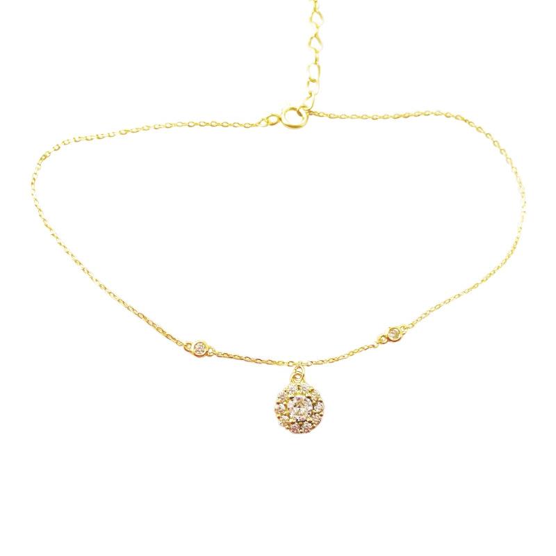 Star Dot Bracelet~ S925 Sterling Silver Plated 18K Venus Light Moissanite Bracelet Light Luxury Niche Premium Sense