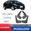 Мягкие резиновые брызговики для Hyundai Elantra 2011-2015