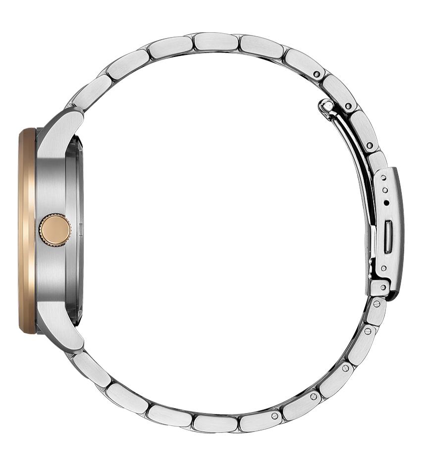 Citizen Автоматические часы из нержавеющей стали с сапфировым механизмом NJ0196-80X