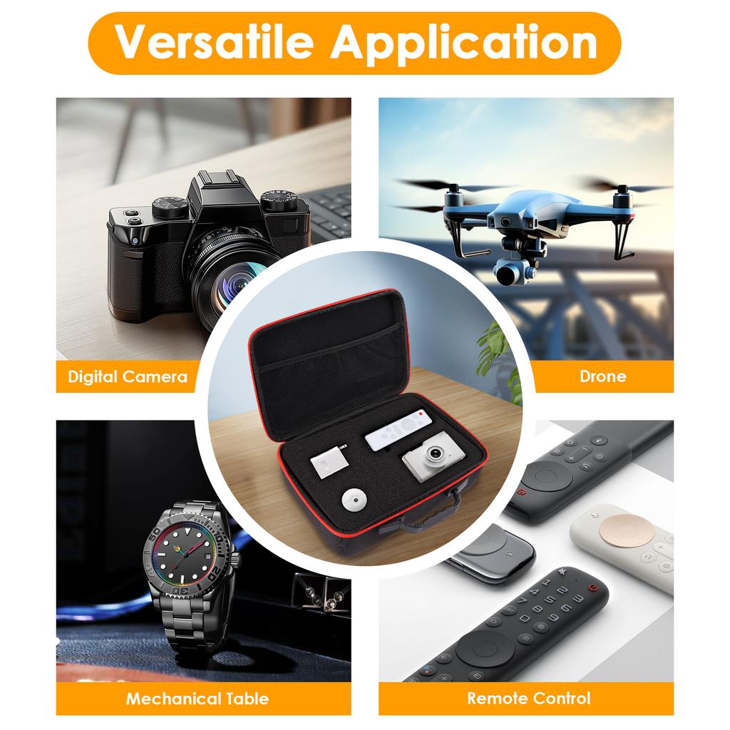 Противоударный кейс для инструментов с пеной Портативный защитный кейс из EVA Легкий кейс-ракушка для хранения Электронного оборудования Камер