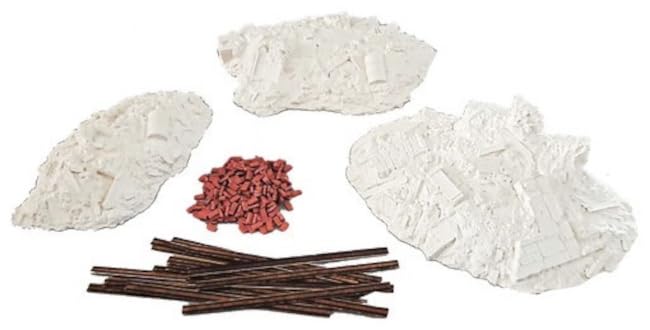 RT Diorama Rubble Ruins Parts Set II Diorama Scene Model Kit RTD35127 1/35 &