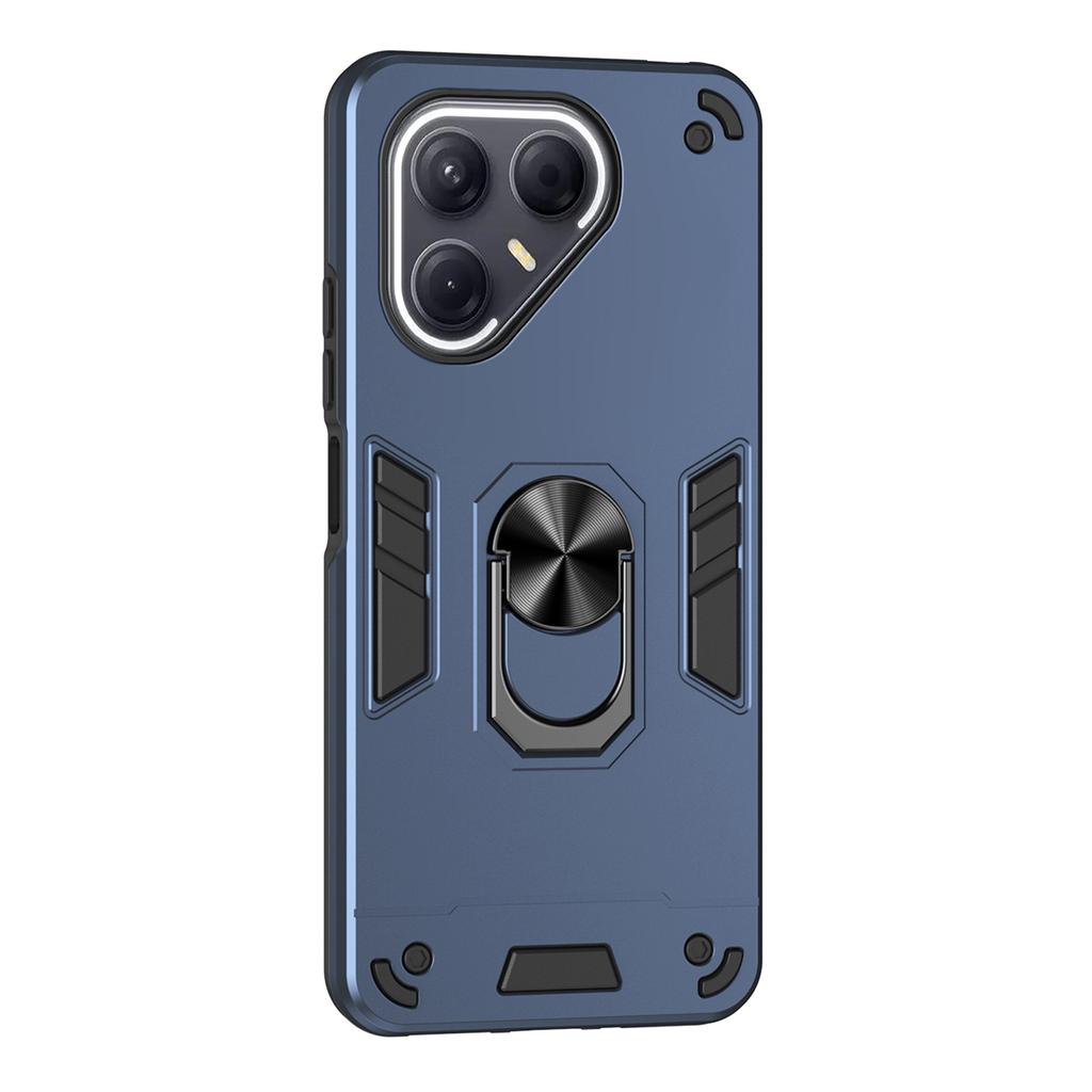 For TECNO Pova 7 5G Case PC+TPU Drop Defend Phone Cover with Ring Kickstand