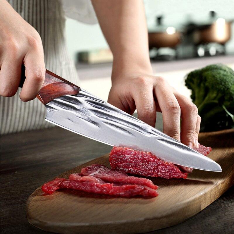 Кухонный нож, нож из нержавеющей стали ручной ковки, нож для обвалки, нож для мяса, японский нож для рыбного филе, нож шеф-повара