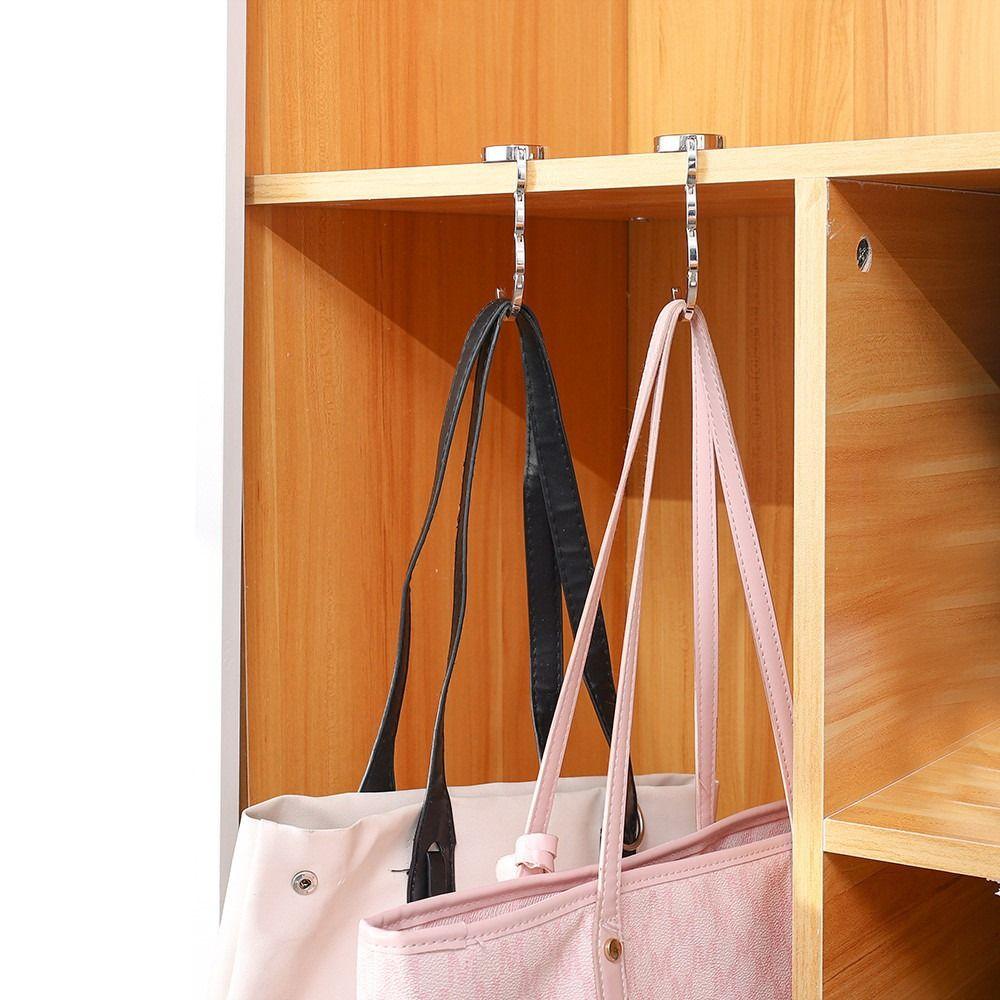 1Pcs Portable Handbag Hanger Vintage Flowers Purse Bag Hook New Table Hook Holder