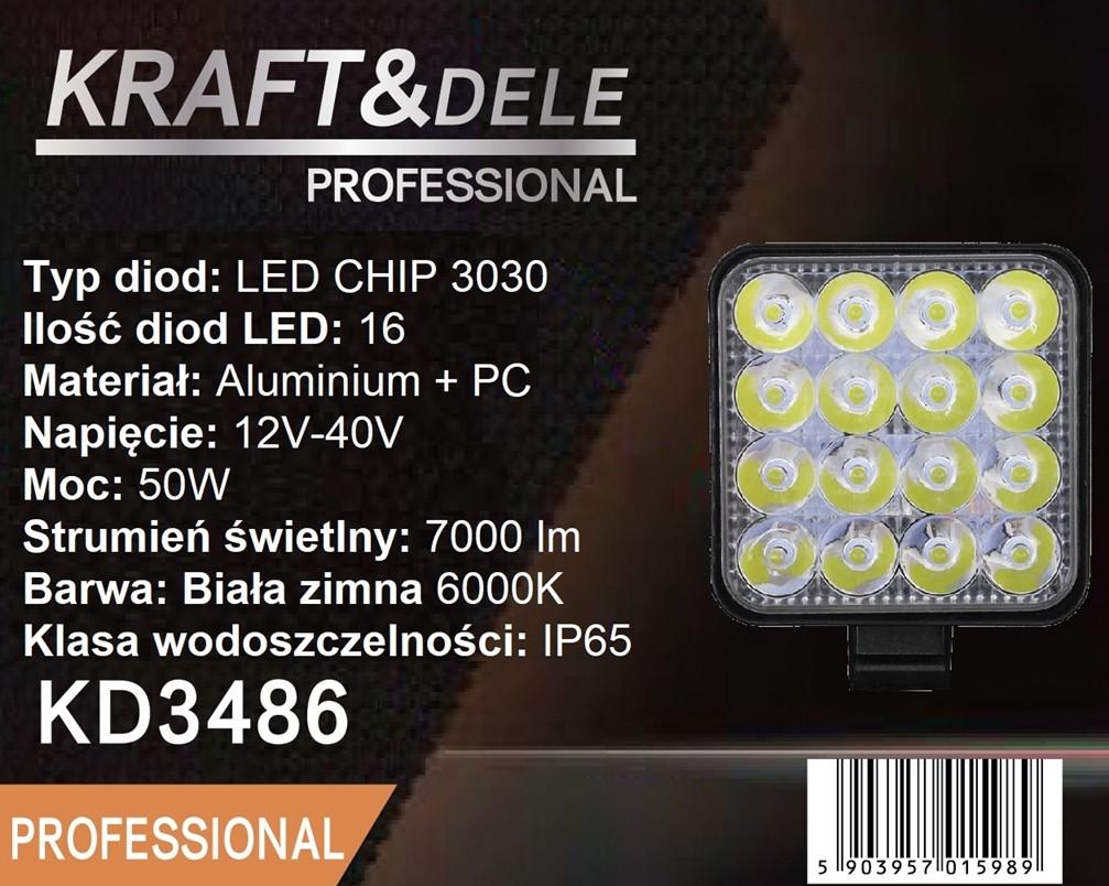 Mini LED work lamp SEARCH LIGHT KD3486