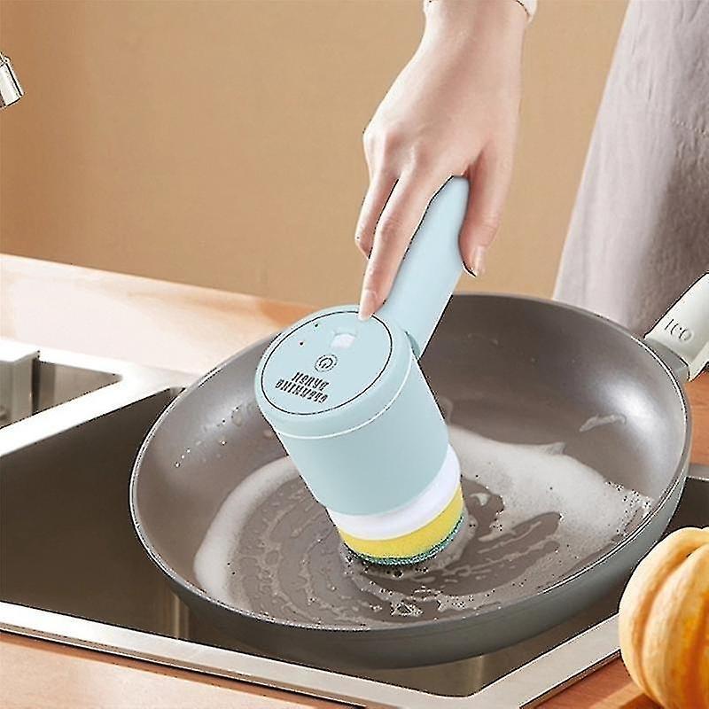 Electric Cleaning Brush Bath Brush Kit Cleaning Tool USB Handheld Bath Brush Electric