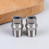 2Pcs Bspt High Pressure Flat Fan Nozzle 65 Degree Hvv Water Spray Nozzle For Cleaning