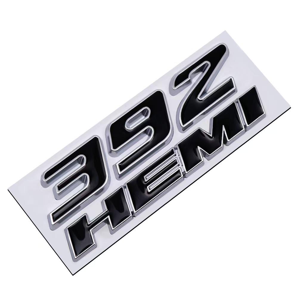 3D Metal 392HEMI Badge Sticker Side Fender Rear Trunk Emblem Decal