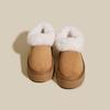 Thick-soled Fur Integrated Snow Boots Women's Winter Velvet Cotton Shoes 2024 New Outer Wear One-pedal Fluffy Bread Shoes