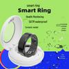 SR02 Умное керамическое кольцо: Водонепроницаемый, отслеживает уровень кислорода в крови и частоту сердечных сокращений, носимое устройство с усовершенствованным Bluetooth