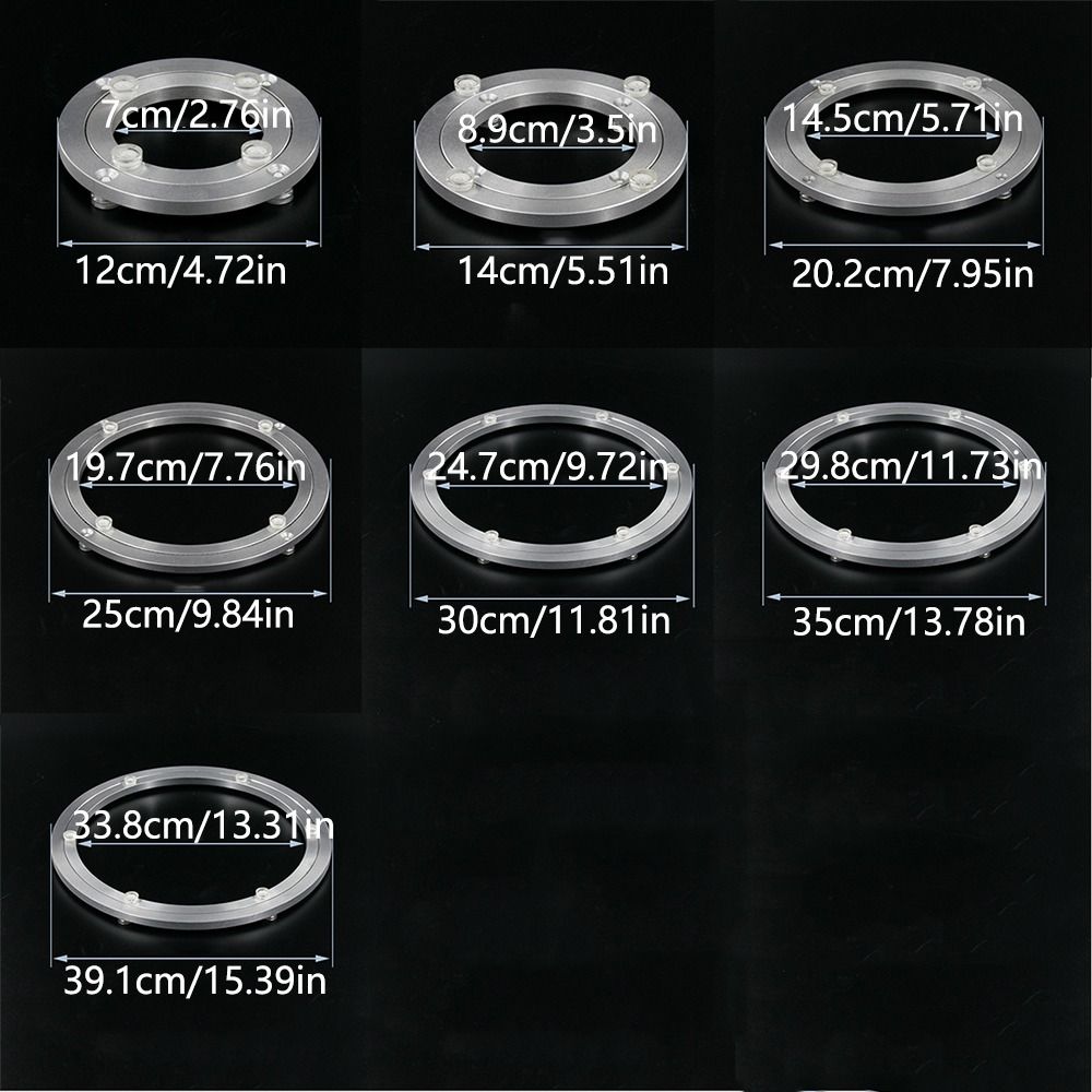 Устойчивая к ржавчине вращающаяся опорная база Тихая поворотная пластина для круглого стола Дом