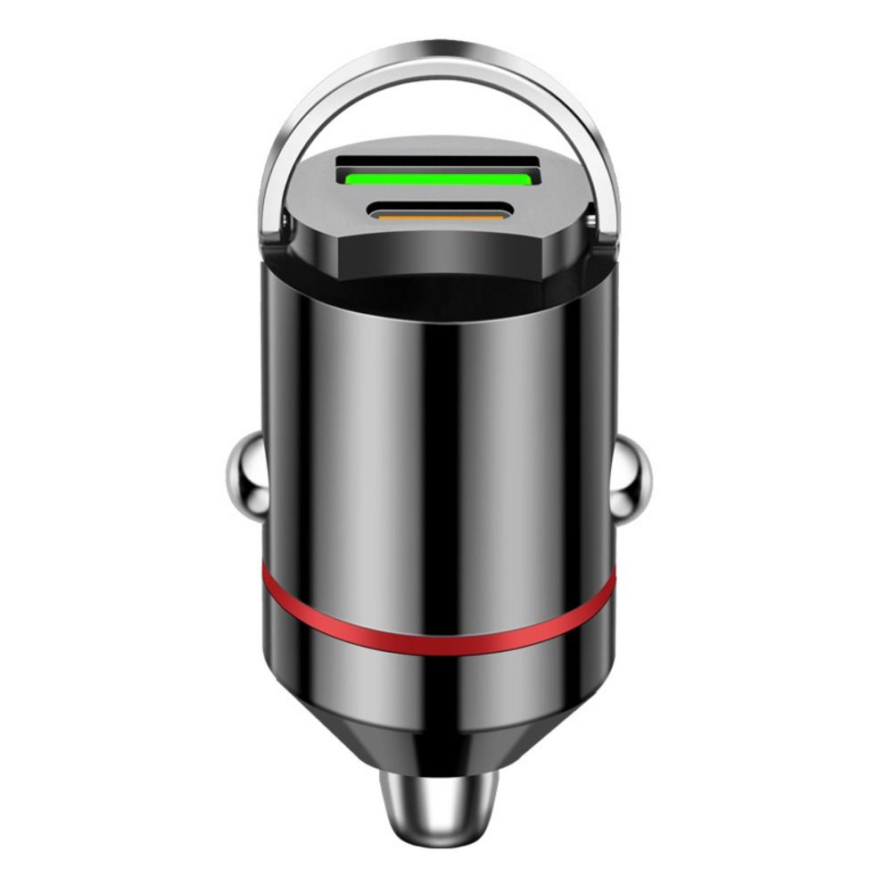 PD30W+QC3.0 Сверхбыстрое автомобильное зарядное устройство USB USB-A/USB-C Адаптер для прикуривателя Зарядка мобильных устройств