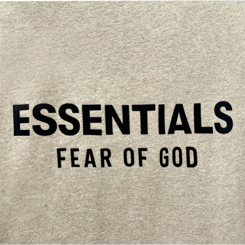 Fear of God Essentials Essentials Классическая футболка с длинным рукавом Homestead Heather Мужские Топы Бежевый 125AS254182F