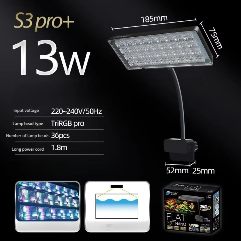 Супертонкое светодиодное освещение для аквариума Водонепроницаемое Энергосберегающее Свет для аквариума Полный спектр RGB Свет для водных растений Использование в аквариуме