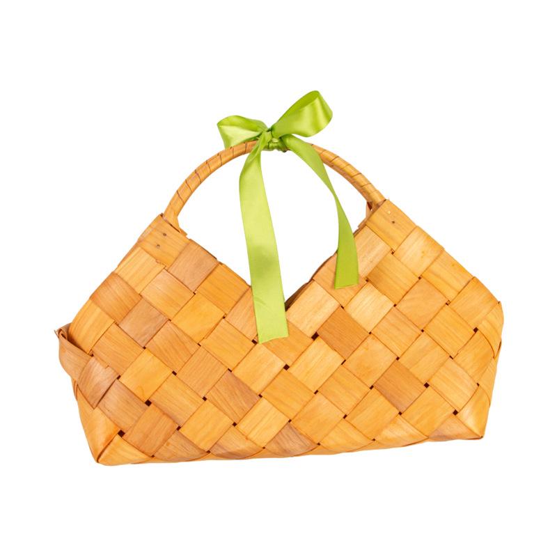 Плетеная вручную ротанговая корзина для цветов: Хранение и украшение гостиной и спальни