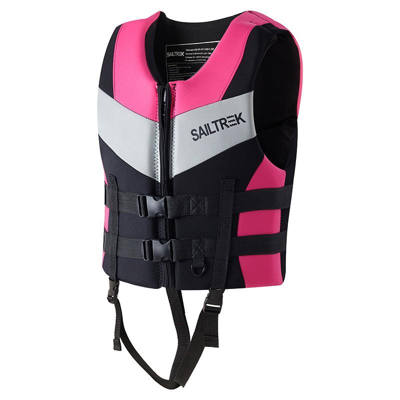 High Buoyancy Foam Life Vest Boating Fishing Swimming Adults Unisex Oxford Fabric Safety