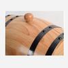 1/1.5/3L Oak Wine Barrel with Stand Tap Vintage Whiskey Aging Barrel Dispenser Wooden Barrel Home Bar Decor