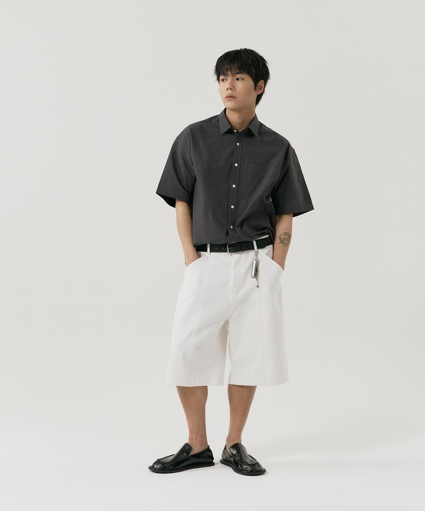 GNOK Bermuda Denim Shorts [White]
