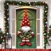 Hot Sale Christmas Door Cover Decoration Santa Claus New Year Xmas Background Decor Outdoor Photo Door Curtain Hanging Blanket