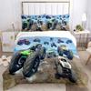 3D Printed M-Monster Truck Bedding Set, The Boy's Duvet Cover and Pillowcase 75*50cm Twin Full Queen King Size for Bedroom Decor