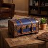 Wooden Storage Chest Vintage Rustic for Photography