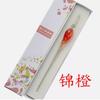 Embedded flower glass pen set, colored dipping pen, street vendor gift box, signature pen, glass pen gift