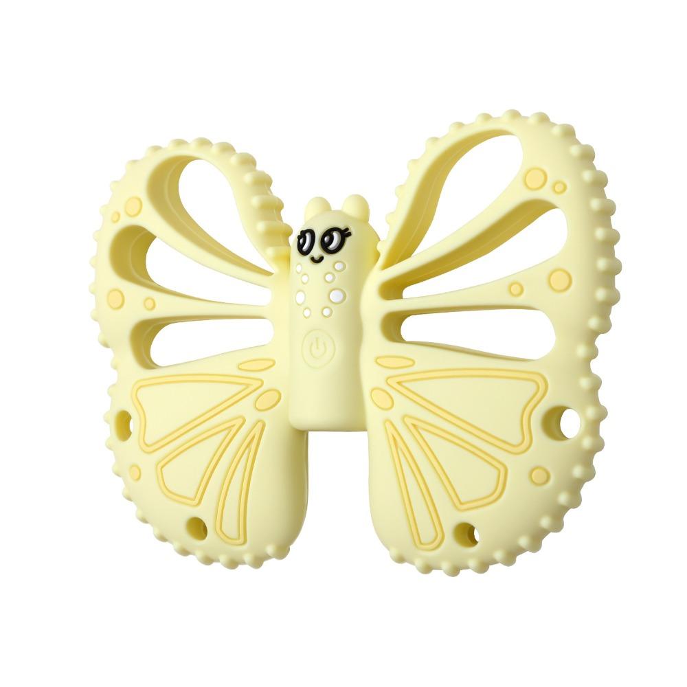 Butterfly Shape Vibrating Teether Food Grade Silicone Baby Teether Toy For 6-12 Months , , Joom Butterfly Shape Vibrating Teether Food Grade Silicone Baby Teether Toy For 6-12 Months , , Joom