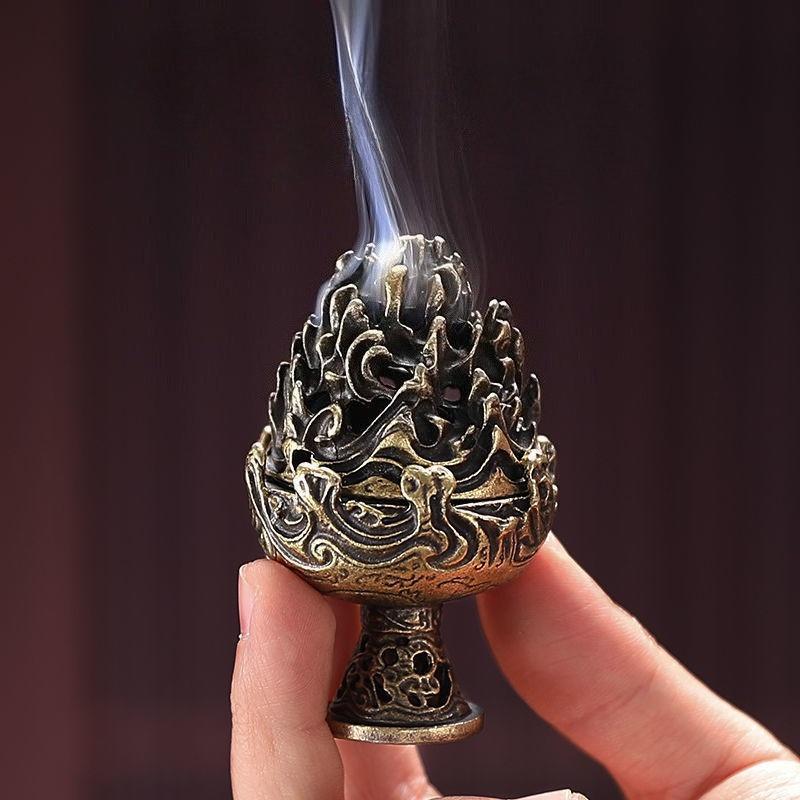 Пепельница для благовоний Бошань, Настольное украшение, Коллекционный предмет для декора дома и офиса, Креативная портативная маленькая домашняя пепельница