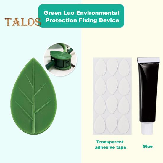 10/30/50/100 шт. держатель для растений, зажимы для крепления на стену для скалолазания с прозрачными наклейками, зажимы для фиксации растений в форме листа для внутренней и наружной стены