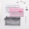 Pencil Case Transparent Durable High Capacity Portable Nylon Multifunctional School Supplies