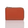 Кошелек Katharine Hamnett London VITA, Итальянская кожа без хрома, Большая молния, Кошелек среднего размера с отделением для мелочи-коробкой, Оранжевый, 490-50901